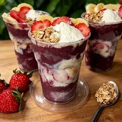 Açaí Cremoso 200ml + 3 acompanhamentos