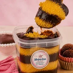 Bolo de Cenoura no Pote