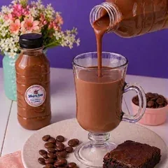 Chocolate Quente + Brownie (300ml)