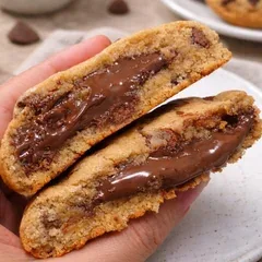 Cookie Recheado com Nutella