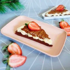 Fatia Brownie Nutella/Morango